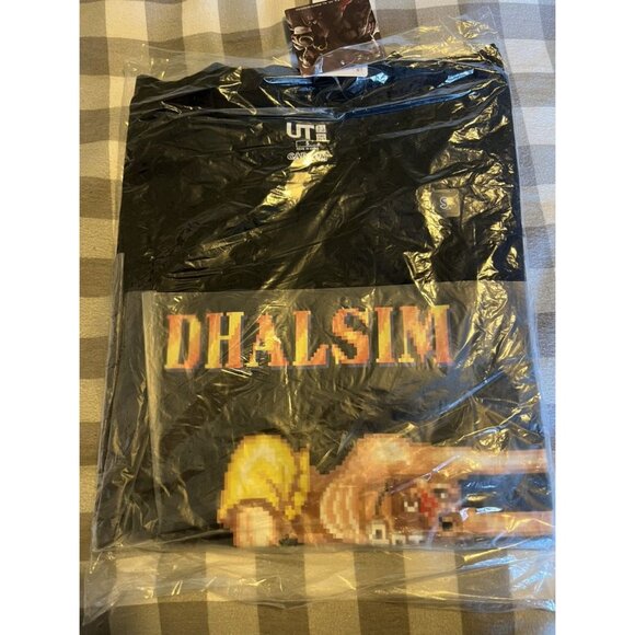 Deadstock Dhalsim Street fighter 2 black T-shirt small nwt - Picture 1 of 1